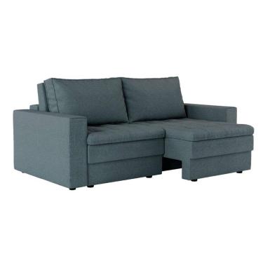 Imagem de Sofá 3 Lugares Retrátil Berna Linho Cinza 210 cm