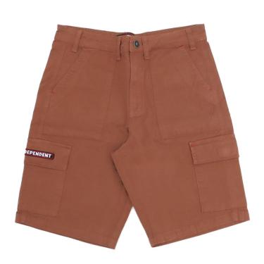 Imagem de Bermuda Independent Sarja Bar Logo Cargo Short - Marrom-Masculino