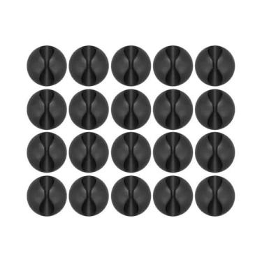 Imagem de Clipes De Silicone Autoadesivos Para Cabos: Organizador De Fios USB, C