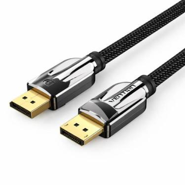 Imagem de Cabo Displayport 1.4 Vention 8k 32gb 240hz Hdr Pc Gamer 1m - Bbacomerc