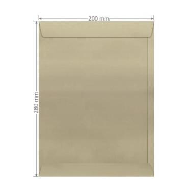 Imagem de Envelope Saco Kraft Scrity 80g 200x280mm C/250