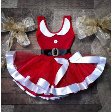 Imagem de Fantasia Infantil Mamãe Noel Menina - Sinestesia Kids, 1