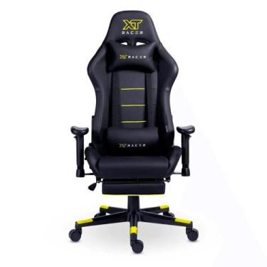 Imagem de Cadeira Gamer XT Racer Attack, Até 120Kg, Reclinável, Apoio de Pés Ret