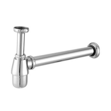 Imagem de Sifão de Cozinha 1682 C 1.1/2 x 1.1/2 DN40 Tubo Cx Meber Metais Cromad