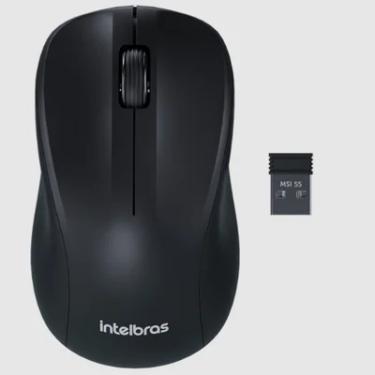 Imagem de Mouse Sem Fio Intelbras Msi 50, 2.4ghz - 1200dpi - Preto