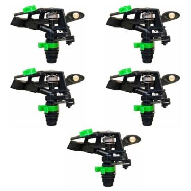 Imagem de Aspersor Irrigação Impacto Setorial e Circulo Cheio - 5 Unidades