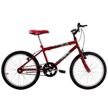 Imagem de Bicicleta Infantil Aro 20 Masculina Cross Kids Vermelha - Dalannio Bik