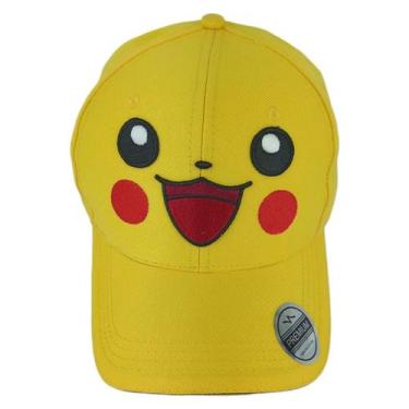 Imagem de Boné Pokémon Pikachu Snapback Geek Bombeta Aba Curva - Gs