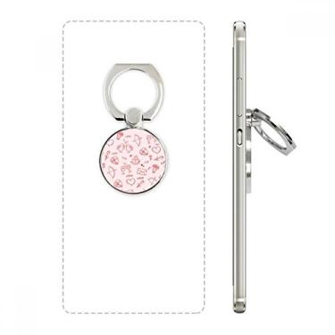 Imagem de Suporte de anel de telefone com corações vermelhos e rosa para o Dia dos Namorados