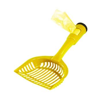 Imagem de Western Pet PET-172 Pá Higiênica com Porta Saco, Verde/Amarelo/Azul