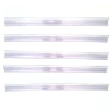 Imagem de Porta Etiqueta Bandeja Gondola LX 92 Cm Transparente Kit C25