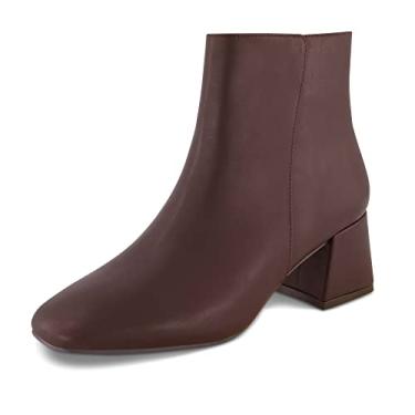 Imagem de CUSHIONAIRE Bota de salto feminina Nexus + espuma viscoelástica, larguras disponíveis, Chocolate, 7