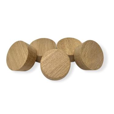 Imagem de Plugue de barril de barril de vinho de madeira de carvalho branco americano de 5 cm - ótimo para cervejeiros domésticos, destiladores e entusiastas de vinho (pacote com 5)