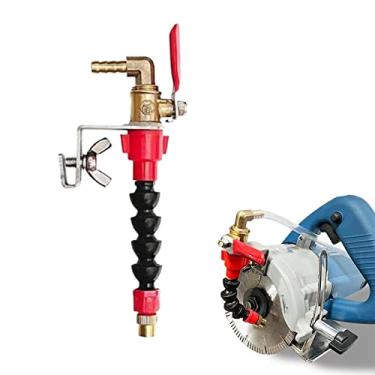 Imagem de Máquina de corte, sistema de nebulização, pulverizador de água ajustável, removedor de poeira, bocal de refrigeração, tijolo de nebulização para máquina de corte de azulejo moedor (1)