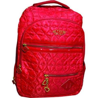 Imagem de Mochila Feminina Juvenil Notebook M4258 Vermelho - Ello
