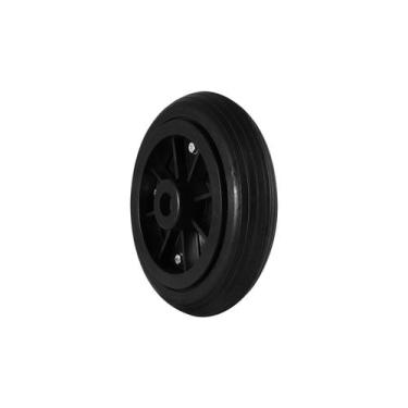 Imagem de Roda Carrinho Aro 9 Rolete Borracha Macica Completa - Rodline