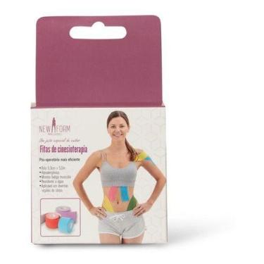 Imagem de Fita Kinesio Taping Bandagem Cirúrgica Elástica Adesiva - New Form, Be
