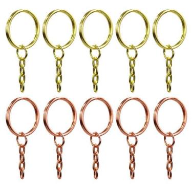 Imagem de Kit De Argolas Coloridas Para Chaveiro 200 Unidades  - RussoArt