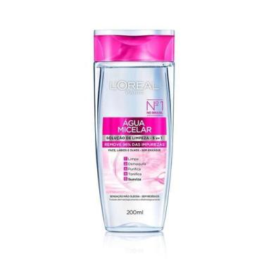 Imagem de Água Micelar L'Oréal Paris Solução de Limpeza 5 em 1 200ml, 200ml