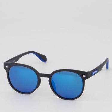 Imagem de Óculos de Sol Hang Loose Symbole C3 Preto e Azul, Único