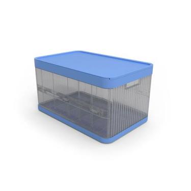 Imagem de Caixa Organizadora Plástica com Tampa Alça e Divisórias Móveis 29 Litr