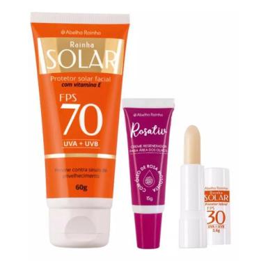 Imagem de Creme Regenerador para Área dos Olhos + Protetor Solar Facial FPS 70  