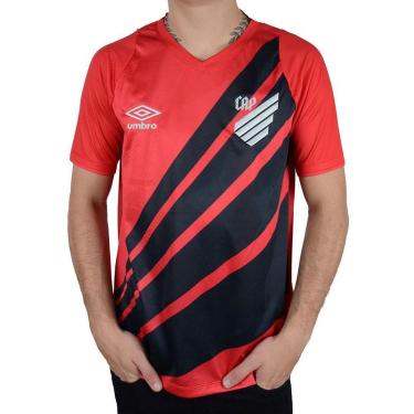 Imagem de Camiseta Masculina Umbro MC CAP Oficial 1 2024 Vermelha-Masculino