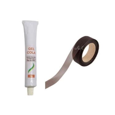 Imagem de Micropele tecido 10 Metros E Cola Gel 30gr - Faz Até 300gr Cabelo core