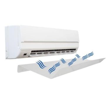 Imagem de Defletor Ar Condicionado 7000 à 12000 Btu Acrílico Transparente Crista