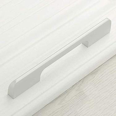 Imagem de Puxador de porta de armário de guarda-roupa alongado, puxadores de cozinha de móveis de liga de alumínio, armário de bar armário de TV mesa de cabeceira de banheiro puxadores de gaveta de cômoda, com