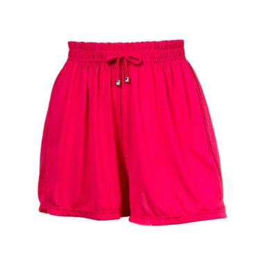 Imagem de Short Esportivo Banana Rosa Dry Fit, Pink neon, P