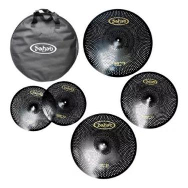 Imagem de Kit De Pratos Silenciosos Hero Mute 14 16 18 20 + Bag Sahad - TURBO MU
