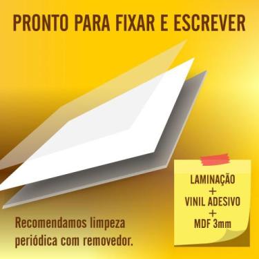 Imagem de Quadro Planejamento Mensal Planner Com Moldura MOD04 67 x 50 cm - Micr