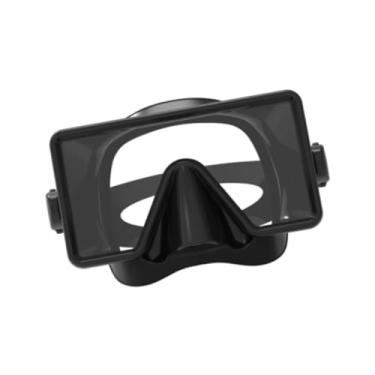 Imagem de Colaxi Óculos de natação Máscara de mergulho Máscara de mergulho Tira de silicone Óculos à prova de vazamento para adultos livre Esportes aquáticos ao ar , Preto