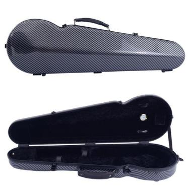 Imagem de Estojo Case Violino Fibra Di Pietro Classic Black 4/4 VCF01