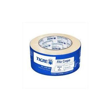 Imagem de Fita Crepe Branca 48mm X 50mm - tigre