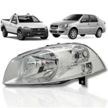 Imagem de Farol Palio 2008 2009 Siena 2011 2010 G4 Strada 2010 2011 Reto esquerd