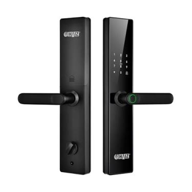 Imagem de Fechadura Digital Biométrica Eletrônica Inteligente Touch, Smart Key Pro, Biometria, Senha, Teclado Numérico - HZ-D4