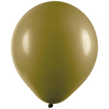 Imagem de BALÃO LISO - ART-LATEX Nº 09 - OLIVA - Pacote com 50 unidades - Balões