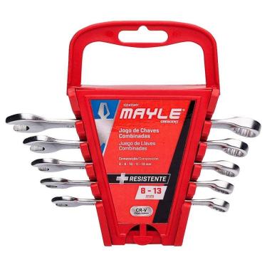 Imagem de Jogo de Chaves Combinadas Mayle 8-13mm com 5 Peças