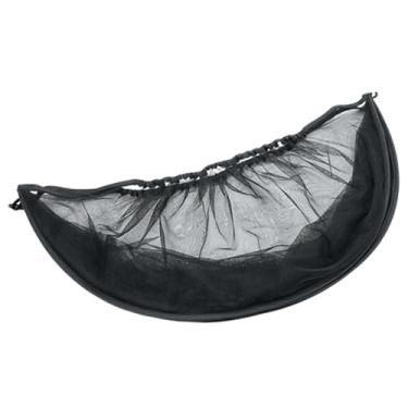 Imagem de IEUDNS Rede de proteção para berço de bicicleta, capa de malha respirável preta para mini berços de viagem