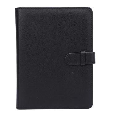 Imagem de QANYEGN Álbum de fotos, álbum de fotos de couro PU PU, 80 bolsos álbuns de carteira portátil para meninos de aniversário de casamento de família meninas meninas (Preto)