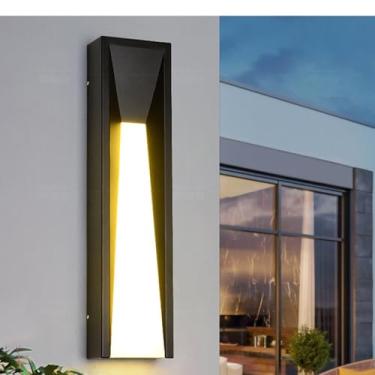 Imagem de Modernas Luzes De Parede LED Impermeáveis E Simples São Adequadas Para Varanda, Corredor, Pátio, Villa, Decoração De Hotel E Iluminação (B H100CM elétrico)