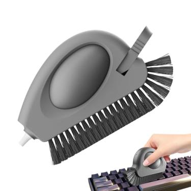 Imagem de Rrlihjgu Escova De Limpeza Para Fendas - Escova De Limpeza Para Frisos De Janela Com Raspador | Ferramenta Multiuso Para De Poeira Em Cortinas Parapeitos Metálicos e Persianas | Para Cozinha