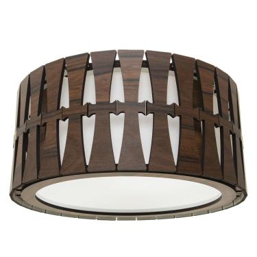 Imagem de Lustre Decorativo Madeira Plafon Maracaju 45Cm