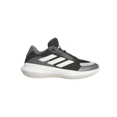 Imagem de adidas Tênis infantil unissex de basquete Legends, Preto/cinza órbita/cinza Strata, 21
