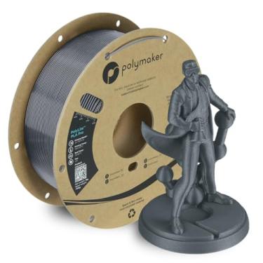 Imagem de Polymaker Filamento Pla Pro 1,75Mm Cromo Metálico, Poderoso Filamento Pla 1,75Mm Filamento para Impressora 3D 1Kg - Polylite 1,75 Pla Filament Pro Resistente e Alta Rigidez Impressão 3D Filamento Pla