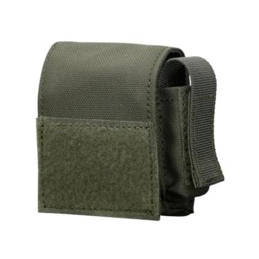 Imagem de Bolsa tática para cigarros com suporte para isqueiro – Bolsa utilitária MOLLE para atividades ao ar livre, acampamento, caminhada e transporte diário – Organizador compacto de bolsa de armazenamento