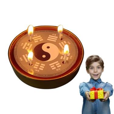 Imagem de Velas para mulheres, vela calmante - Velas de estilo chinês Tai Chi Bagua | Velas decorativas, velas relaxantes de aromaterapia, velas perfumadas para casa moderna