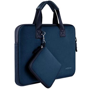 Imagem de Hseok Capa para laptop de 14 polegadas com bolsa pequena, bolsa de neoprene para computador compatível com MacBook Pro de 14 polegadas M4/M3/M2/M1 2025-2021, MacBook Air/Pro de 13 polegadas e a
